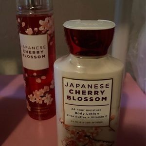 Bath and body works lotion spray set